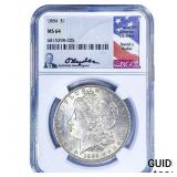 1884 Morgan Silver Dollar NGC MS64