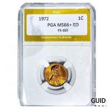 1972 Memorial Cent PGA MS66+ RD