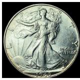 1946-S Silver Half Dollar GEM BU