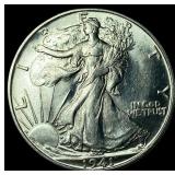 1941-D Silver Half Dollar CHOICE BU