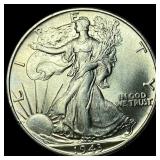 1943 Walking Liberty Half Dollar GEM BU