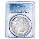 1883-O Morgan Silver Dollar PCGS MS64