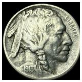 1913-S Buffalo Nickel Type 1 LIGHTLY CIRCULATED