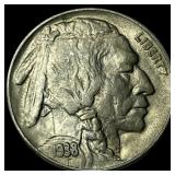 1938-D Buffalo Nickel NEARLY UNCIRCULATED