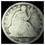 1876 Seated Liberty Half Dollar NICELY CIRCULATED