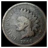 1866 Indian Head Cent LIGHTLY CIRCULATED