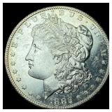 1882 Morgan Silver Dollar GEM BU