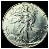 1942 Walking Liberty Half Dollar CHOICE BU