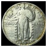 1927-S Silver Standing Liberty Quarter LIGHTLY CIR