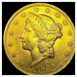 1900 Liberty Head $20 Double Eagle  UNCIRCULATED