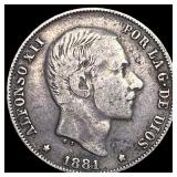 1881 Philippines Silver Centimos