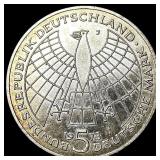 1973J Germany Silver 5 Mark