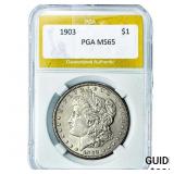1903 Morgan Silver Dollar PGA MS65