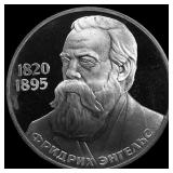 1980 Russia Copper Nickel 1 Rouble Proof