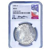 1898 Morgan Silver Dollar NGC MS63
