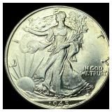 1945-S Silver Walking Liberty Half Dollar GEM BU