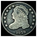 1829 Capped Bust Dime LIGHTLY CIRCULATED