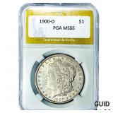1900-O Morgan Silver Dollar PGA MS66