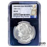 1885-O Morgan Silver Dollar NGC MS64