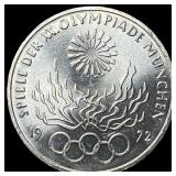 1972F West Germany Silver 10 Mark