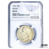 1936 Boone Half Dollar NGC MS66