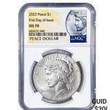 2023 Silver Peace Dollar NGC MS70