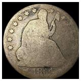 1854-O Silver Seated Liberty Half Dollar  NICELY