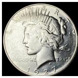 1927-D Peace Silver Dollar CHOICE AU