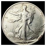 1918-D Silver Walking Liberty Half Dollar  CHOICE