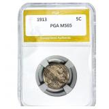 1913 Buffalo Nickel PGA MS65