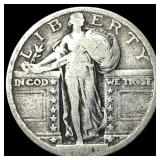 1921 Silver Standing Liberty Quarter NICELY  CIRC