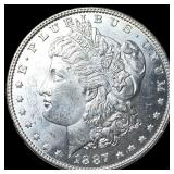 1887 Morgan Silver Dollar UNCIRCULATED