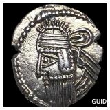 Roman Prathia Osroes II 190-208 AD Silver Drachm