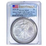 2025 Silver Eagle PCGS MS69
