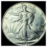 1941-D Silver Half Dollar GEM BU
