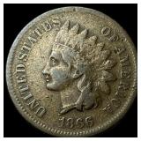 1866 Indian Head Cent NICELY CIRCULATED