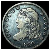 1830 Capped Bust Half Dime LIGHTLY CIRCULATED