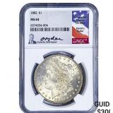 1882 Morgan Silver Dollar NGC MS64