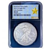 2022-W Silver Eagle NGC MS69 Early Releases