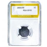 1869/69 Indian Head Cent PGA XF40