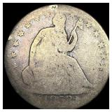 1853 Arrows/Rays Seated Liberty Half Dollar  NICE