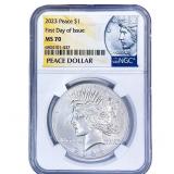2023 Silver Peace Dollar NGC MS70