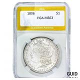 1896 Morgan Silver Dollar PGA MS63