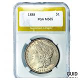 1888 Morgan Silver Dollar PGA MS65