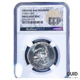 1958-D Franklin Half Dollar NGC BU