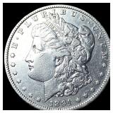 1891-O Silver Morgan Dollar NEARLY UNCIRCULATED