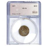 1877 Indian Head Cent SEGS VG10