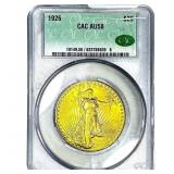 1926 $20 Gold Double Eagle CAC AU58