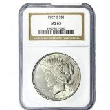 1927-D Silver Peace Dollar NGC MS63