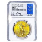 2025-W Gold $50 American Eagle 1oz NGC MS70